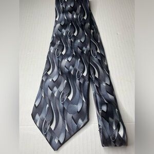 The Beatles Tie Mens Black Gray Silk Treble Clef Novelty Necktie Music Rock